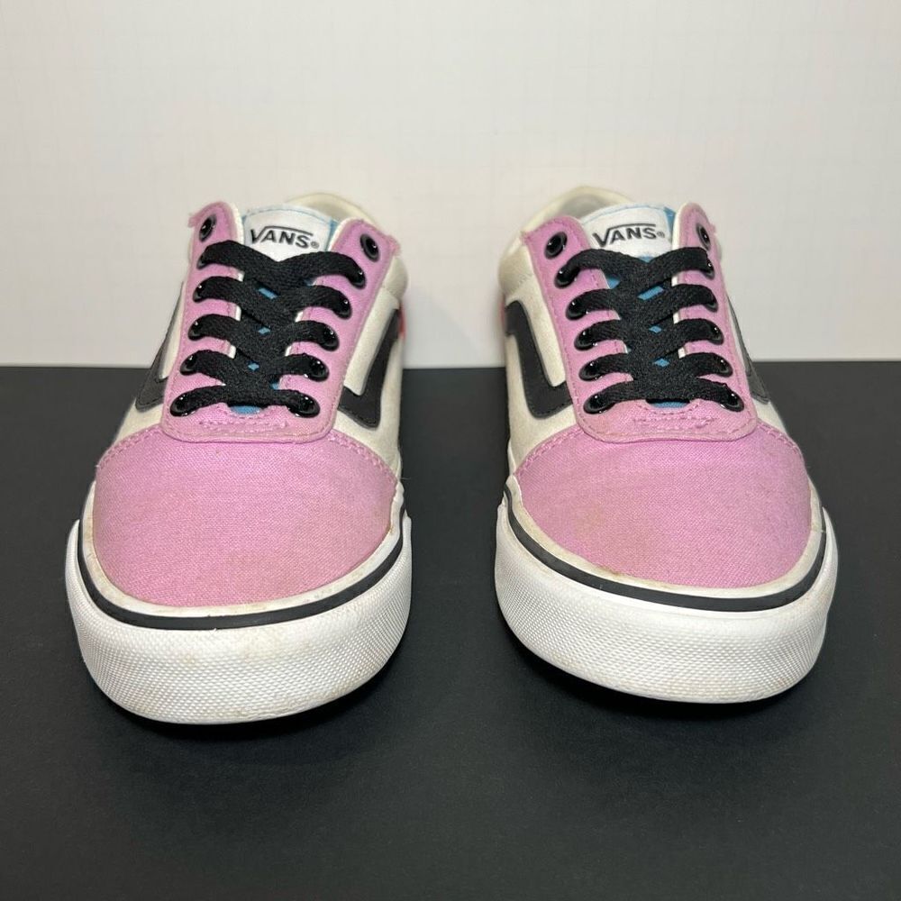 Womens VANS Old Skool Multicolored Low Top Sneakers / Size 7 - Picture 2 of 9